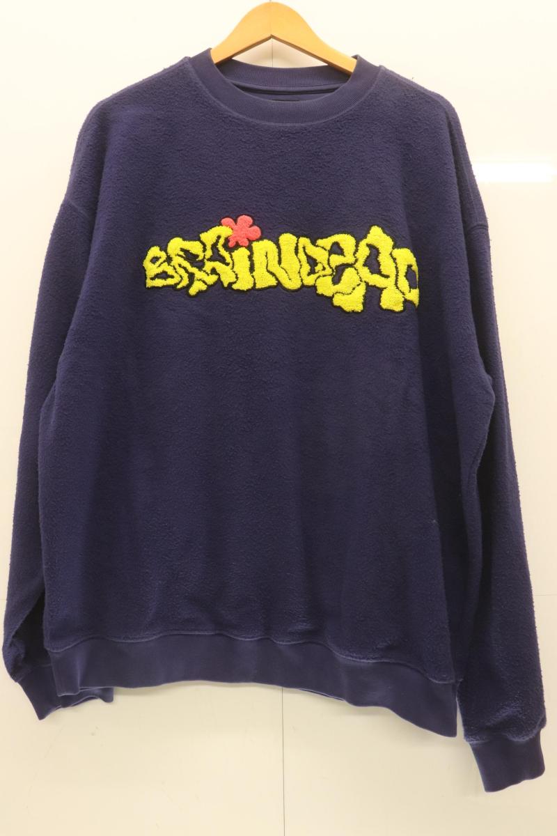 Rakuten - 【中古】 BRAIN DEAD メンズスウェット L スウェット BRAIN DEAD L 紫 パープル ロゴ