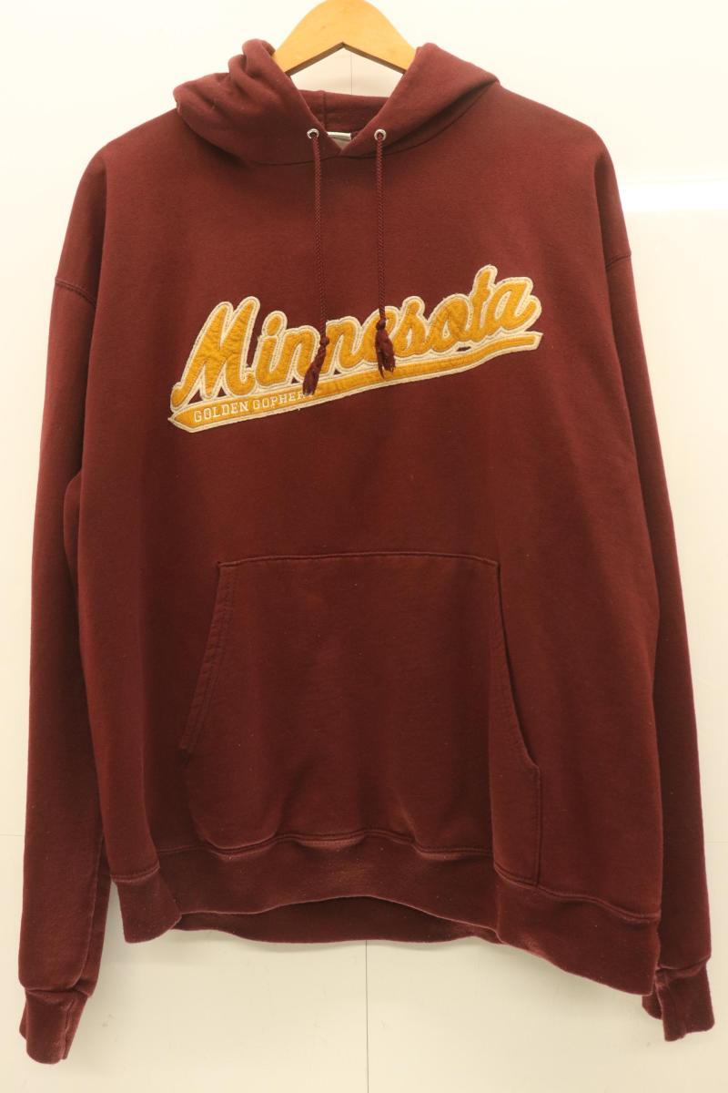 Rakuten - 【中古】 CHAMPION メンズパーカー L AUTHENTIC ATHLETIC APPAREL カー CHAMPION L ボルドー 赤紫 ワッペン