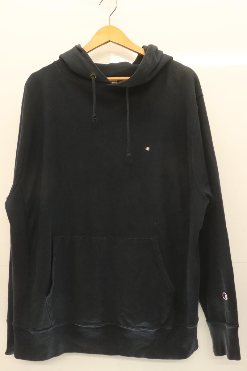Rakuten - 【中古】 CHAMPION メンズパーカー M REVERSE WEAVE パーカー CHAMPION M 紺 ネイビー ロゴ