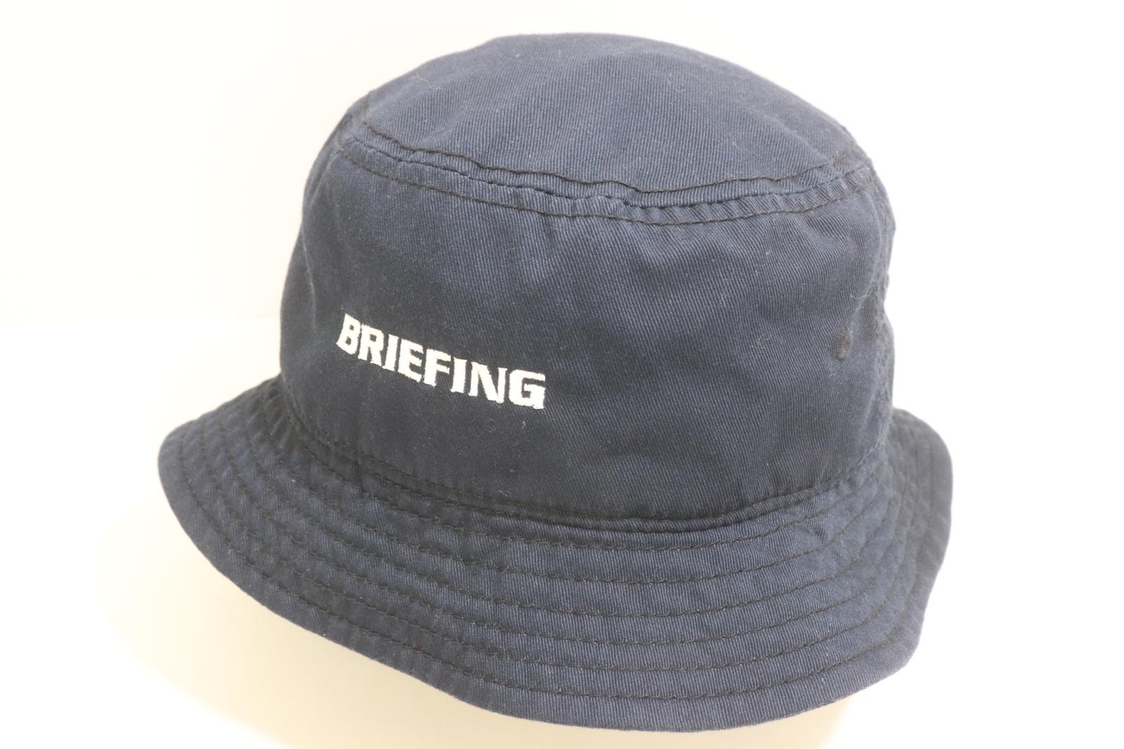 Rakuten - 【中古】 BRIEFING メンズハット -- バケットハット BRIEFING -- 紺 ネイビー ロゴ