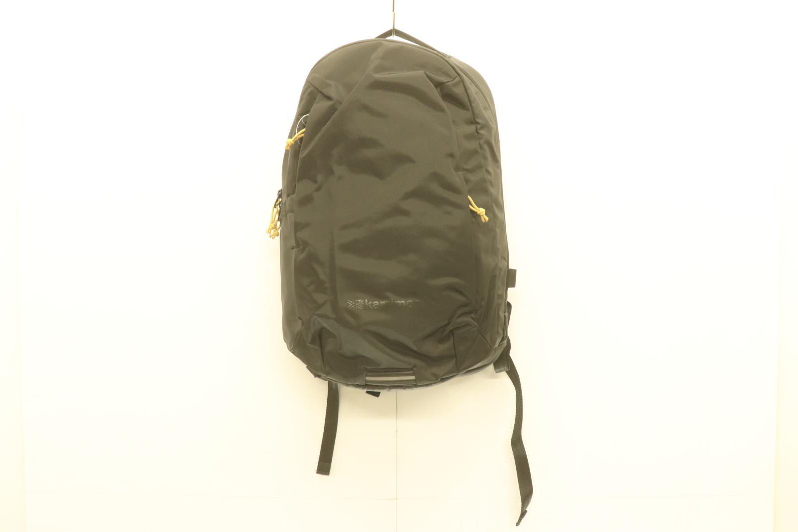 【中古】 Karrimor メンズリュック バックパック -- 黒ラベル highlands Karrimor SAPPORO -- 黒 ブラック ロゴ