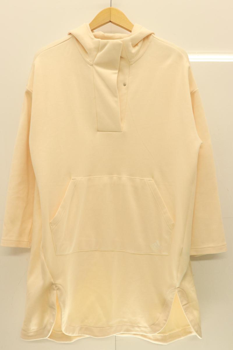 【中古】 adidas レディースチュニック S WPRSVEフードチュニック adidas S アイボリー ロゴ