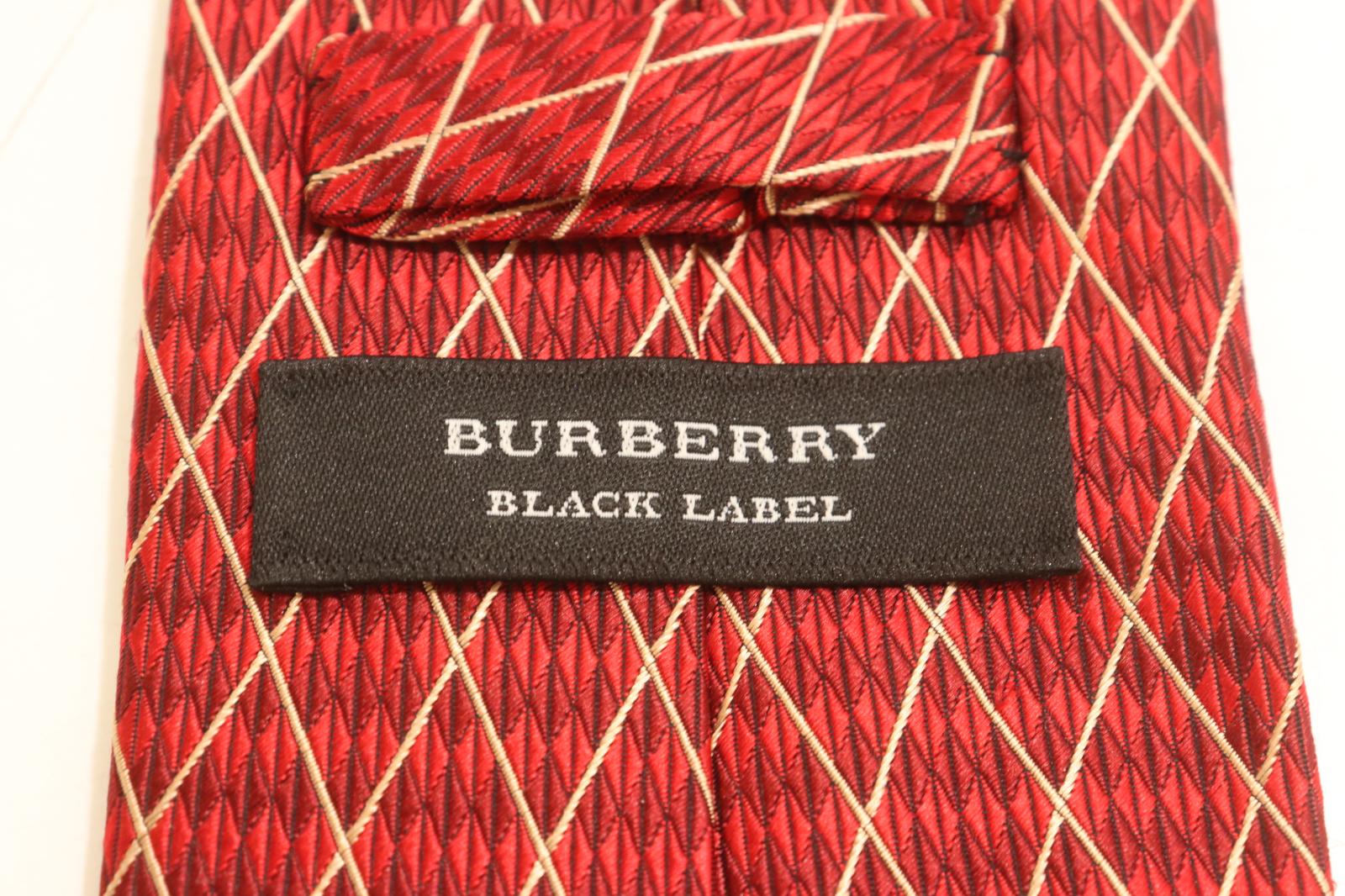 中古 BURBERRY BLACK LABEL メンズネクタイ -- ネクタイ 赤 レッド webstyle-10241938 Style(ブランド古着のスタイル) サンプル画像2