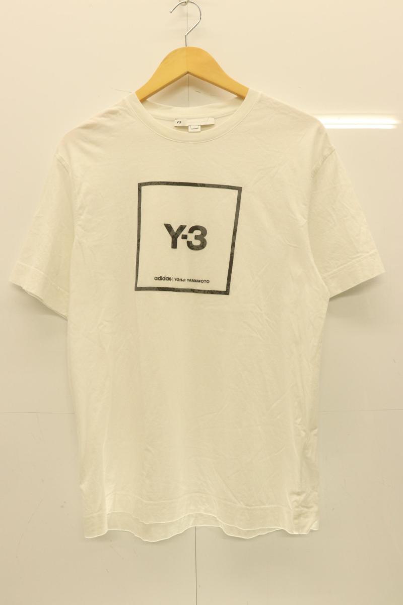 Rakuten - 【中古】 Y-3 メンズTシャツ M U SQUARE LABEL GRAPHIC SS TEE Y-3 M 白 ホワイト プリント