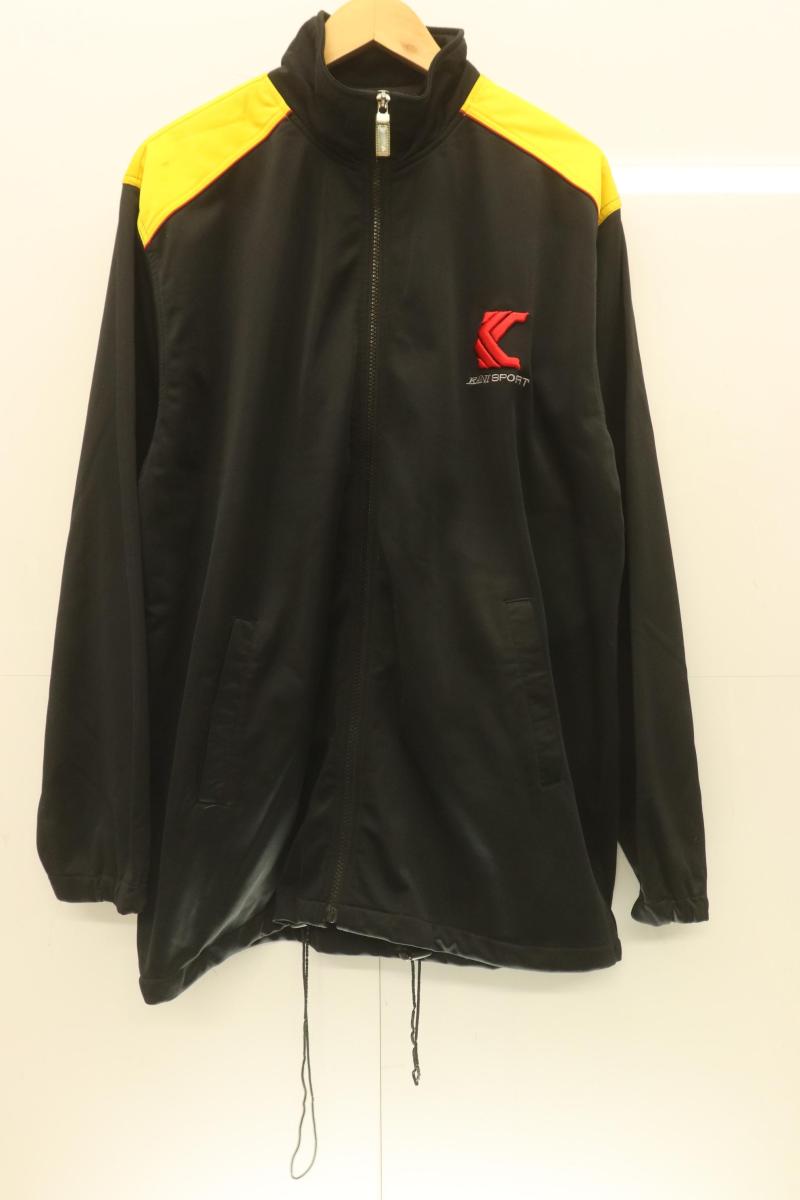 American Casual - 【中古】 KANI SPORTS メンズジャージ トラックジャケット F ジャージ トラックジャケット KANI SPORTS F 黄 イエロー 刺繍