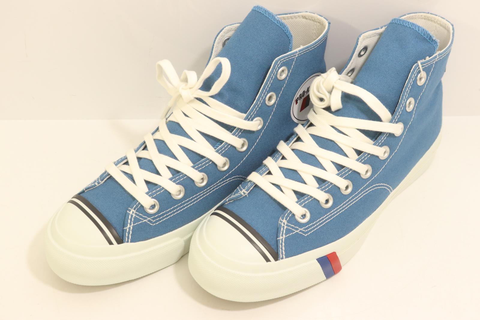 Rakuten - 【中古】 PRO-KED'S メンズスニーカー 26 ROYAL AMERICA HI WP スニーカー PRO-KED'S 26 青 ブルー ロゴ