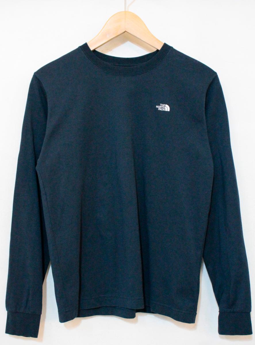 Rakuten - 【中古】 THE NORTH FACE レディースロンT M THE NORTH FACE/L/S FD Nuptse Cotton Tee/M/紺 ネイビー/ロンT/ntw32535