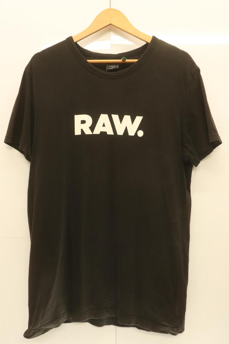 Rakuten - 【中古】 G-STAR RAW メンズTシャツ L Tシャツ G-STAR RAW L 黒 ブラック ロゴ