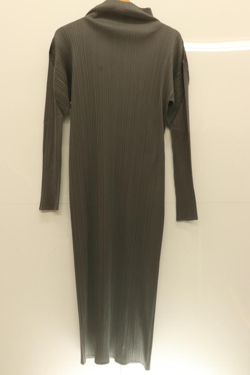 Rakuten - 【中古】 PLEATS PLEASE レディースワンピース 2 ハイネックワンピース PLEATS PLEASE 2 グレー 灰 無地