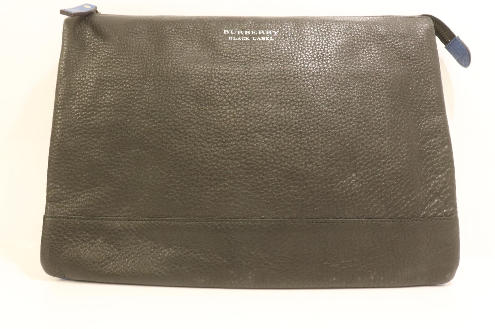 Rakuten - 【中古】 BURBERRY BLUE LABEL レディースクラッチバッグ -- クラッチバッグ BURBERRY BLUE LABEL -- 黒 ブラック 青 ブルー