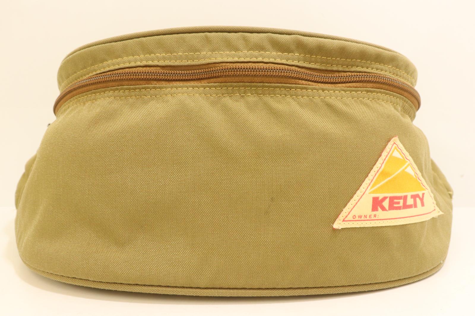 Rakuten - 【中古】 KELTY メンズウエストポーチ ウエストバッグ MINI FANNY KELTY ベージュ 肌色 ロゴ