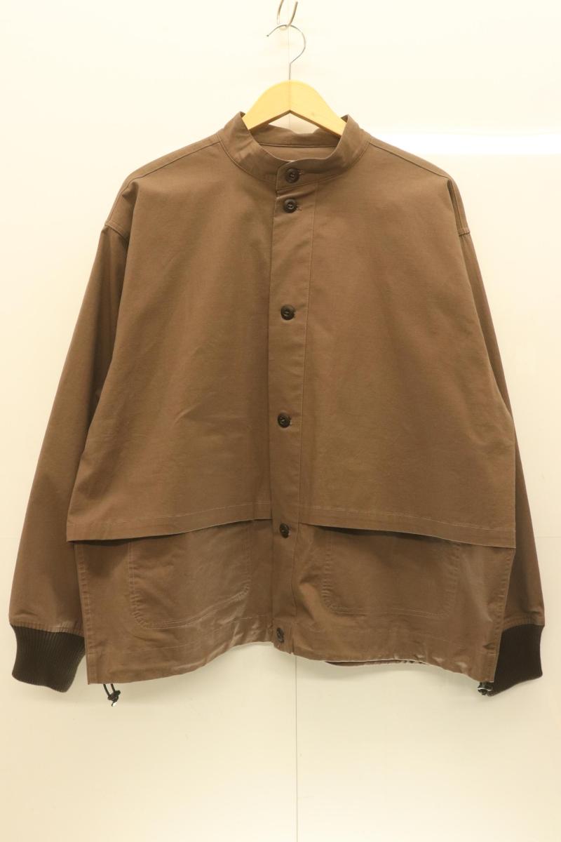 Rakuten - 【中古】 kelen メンズジャケット 38 LAYERIING RIB SHIRT JACKET kelen 38 茶 ブラウン 無地