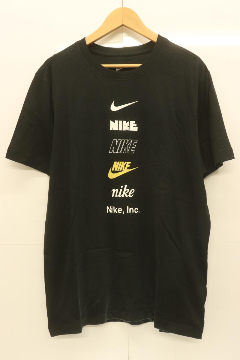 Rakuten - 【中古】 NIKE メンズTシャツ XL HDY PK4S STシャツ NIKE XL 黒 ブラック プリント