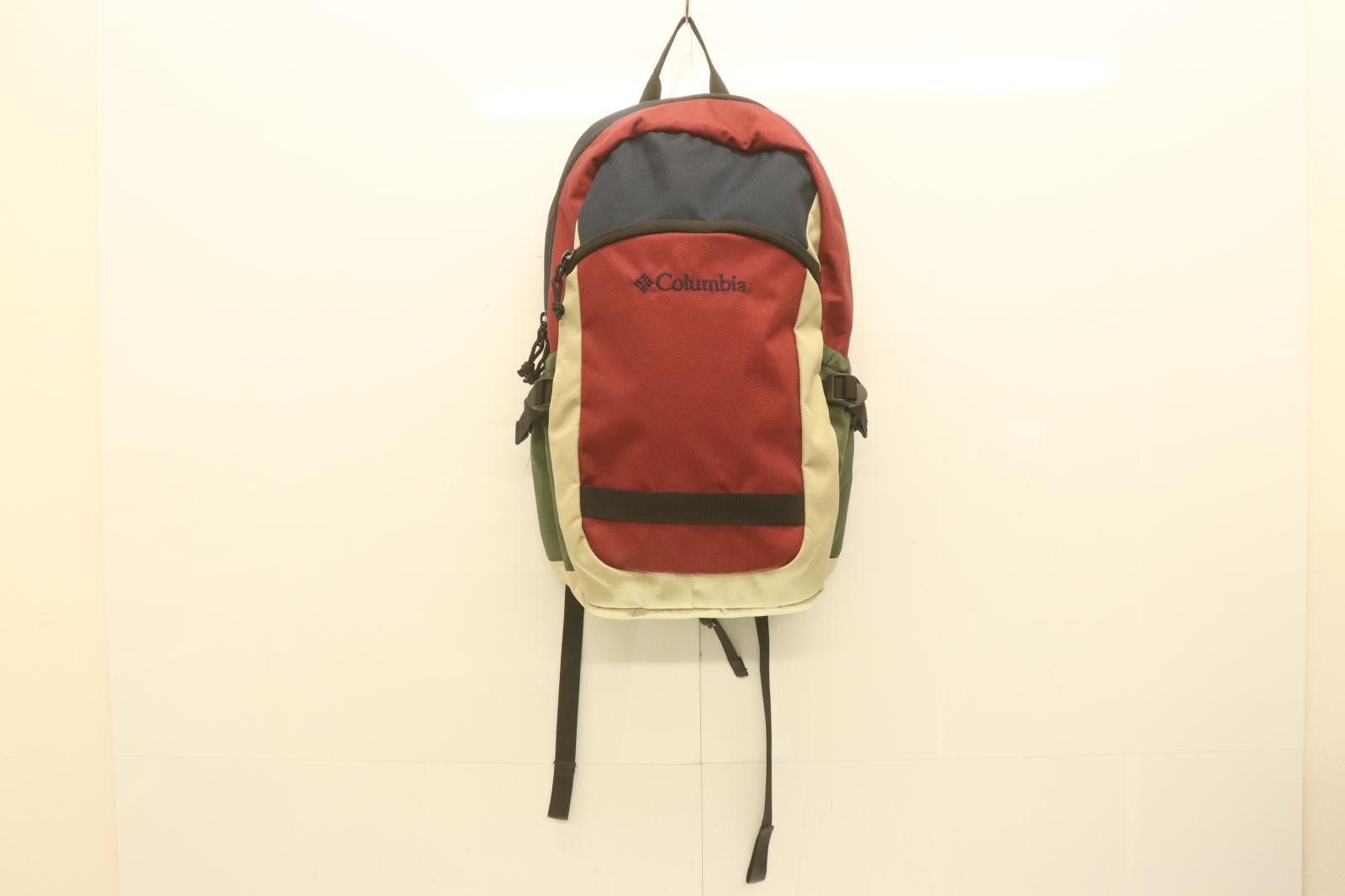 Other - 【中古】 Columbia メンズリュック バックパック -- STUART CONE 20L Columbia -- 紺 ネイビー 赤 レッド ロゴ