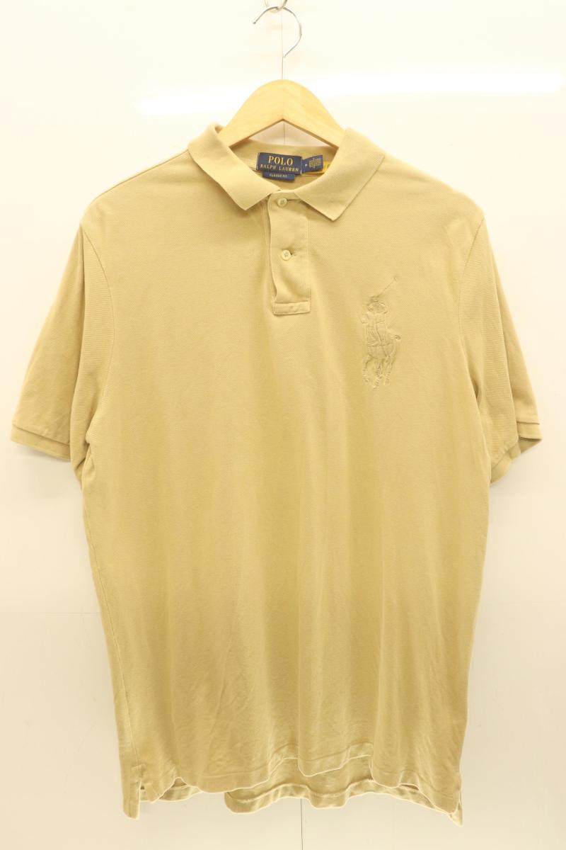 Rakuten - 【中古】 POLO RALPH LAUREN メンズポロシャツ M ビッグポニー ポロシャツ POLO RALPH LAUREN M ベージュ 肌色 刺繍