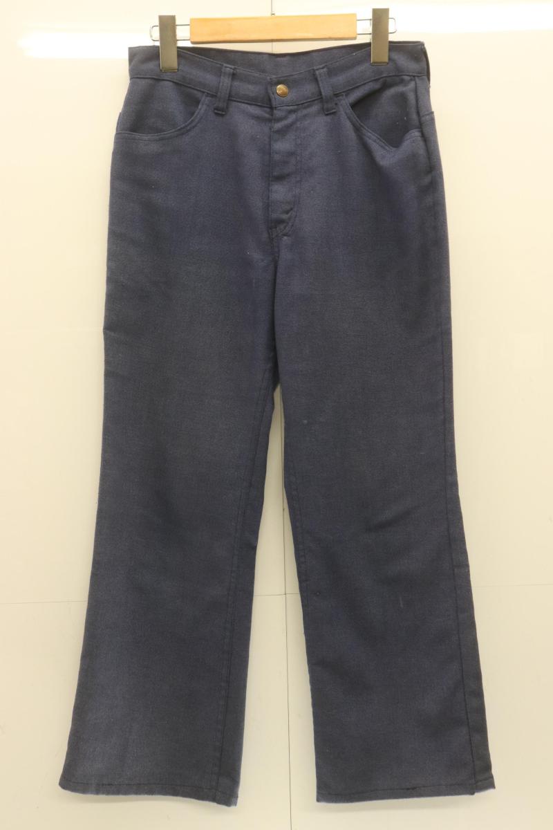 【中古】 LEVIS レディースパンツ -- スタプレ LEVIS -- 紺 ネイビー 42TALON