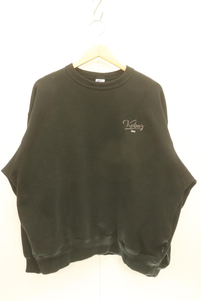 Rakuten - 【中古】 KEBOZ メンズスウェット L ICON SWEAT CREWNECK KEBOZ L 黒 ブラック バックプリント