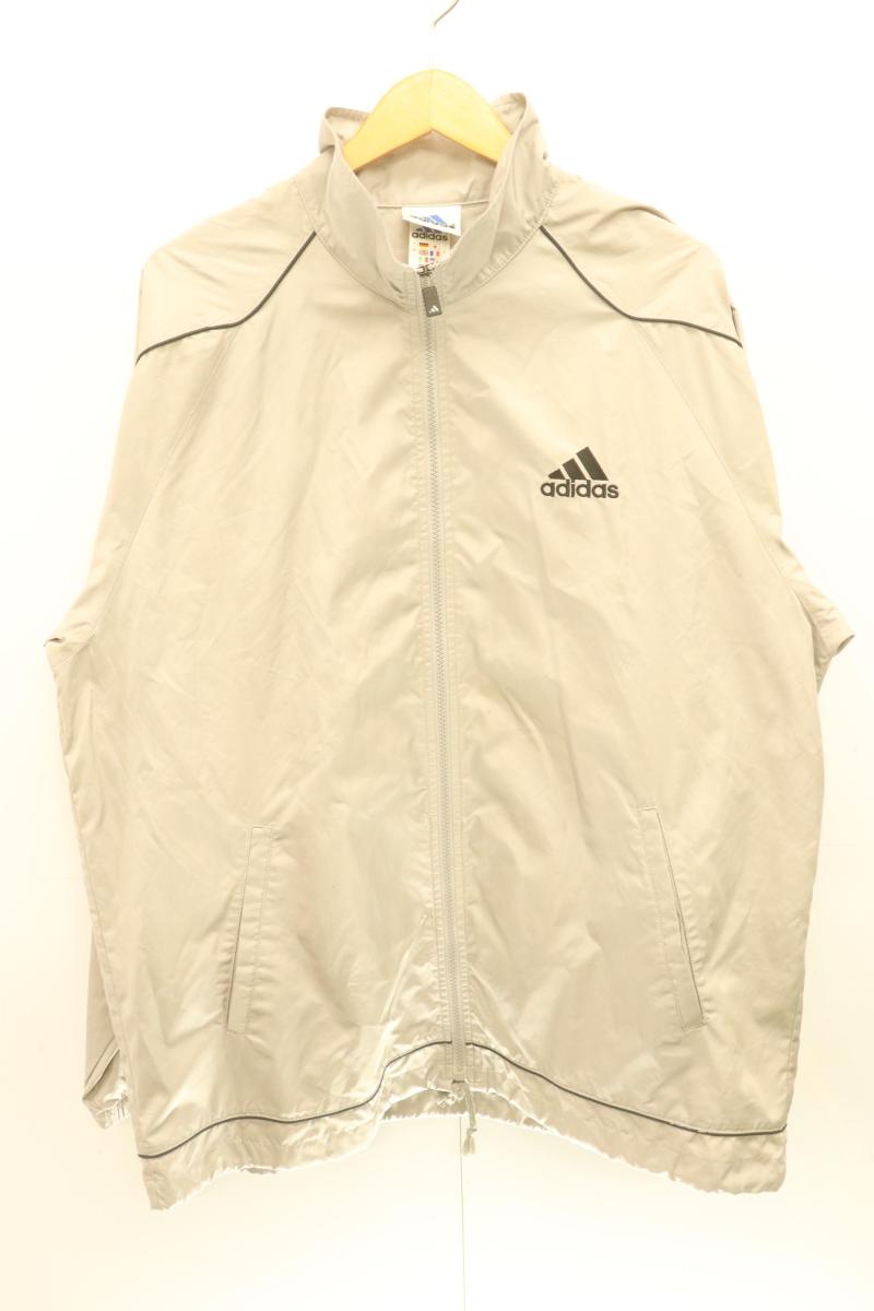 Rakuten - 【中古】 adidas メンズナイロンジャケット -- ナイロンジャケット adidas -- グレー 灰 ロゴ