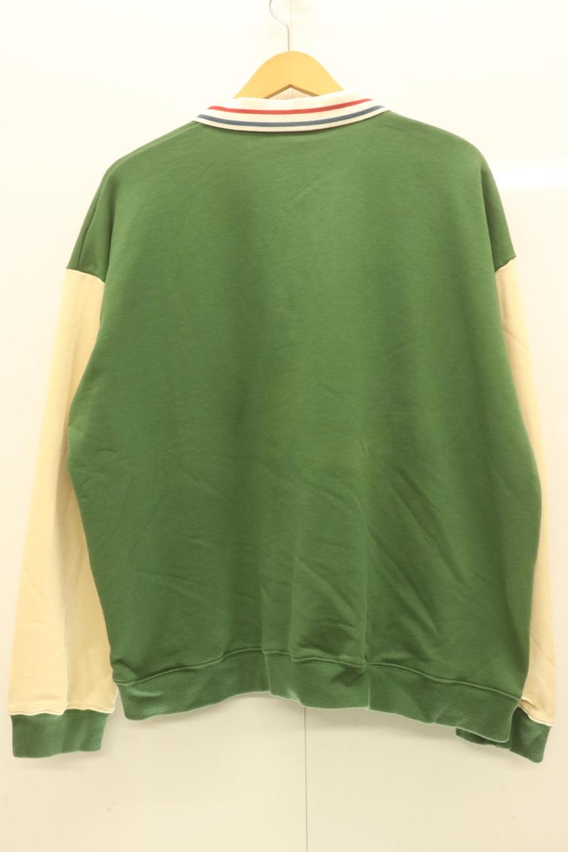 Style(ブランド古着のスタイル)の【中古】 HOOK レディースポロシャツ XL ポロシャツ HOOK XL 緑 グリーン ワッペン｜アングル2