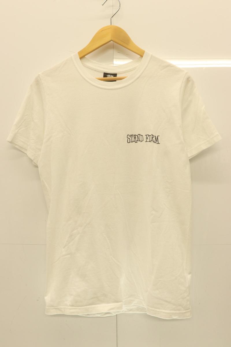 Rakuten - 【中古】 STUSSY メンズTシャツ S STAND FIRM TEE STUSSY S 白 ホワイト プリント