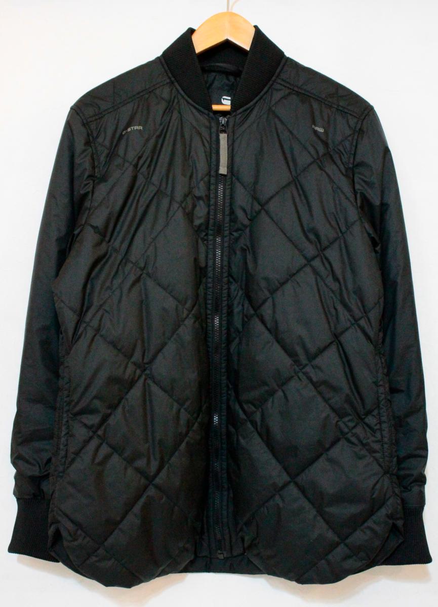 Rakuten - 【中古】 G-STAR RAW レディースキルティングジャケット M G-STAR RAW/PADDED BOMBER COLLAR/キルティングジャケット/M/黒 ブラック/D22045-B958-6484