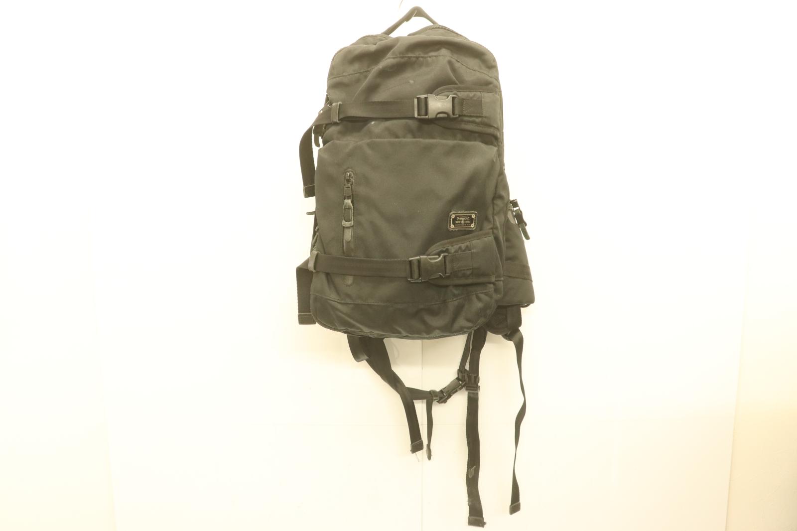 Rakuten - 【中古】 AS2OV メンズリュック バックパック -- CORDURA DOBBY 305D 3WAY BACK PACK AS2OV -- 黒 ブラック ロゴ