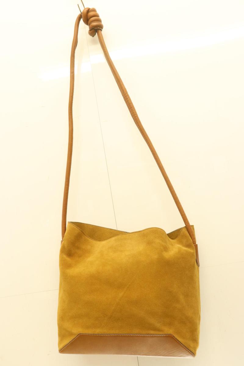 Rakuten - 【中古】 ZARA レディースショルダーバッグ -- ショルダーバッグ ZARA -- 茶 ブラウン 無地