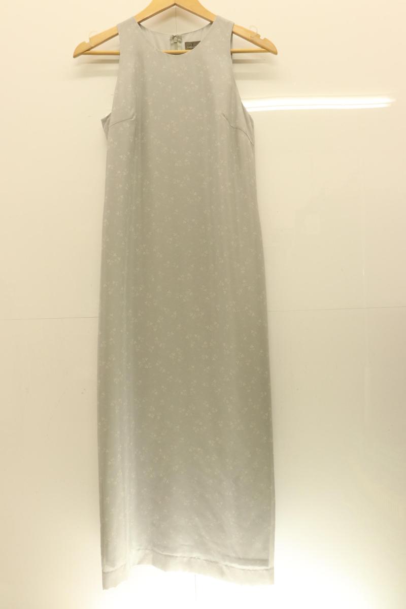 Other - 【中古】 Calvin Klein レディースノースリーブワンピース 4 ノースリーブワンピース Calvin Klein 4 ライトグレー 花柄