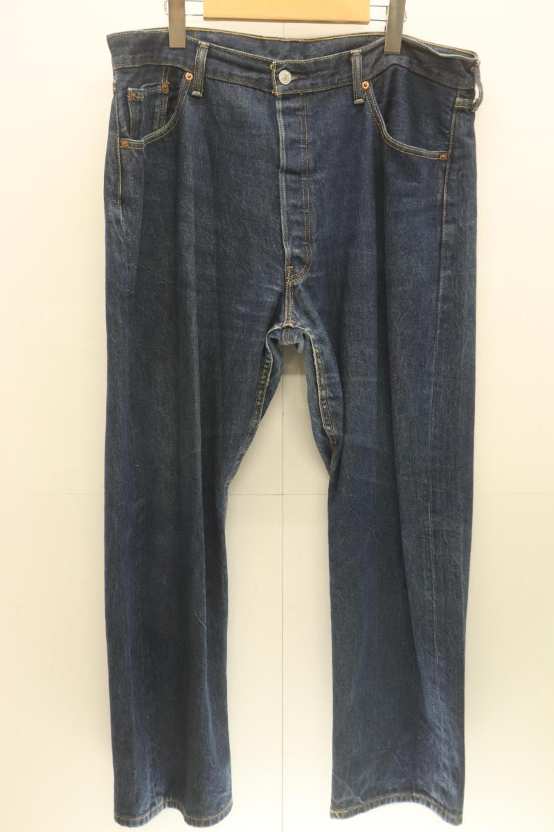 Rakuten - 【中古】 LEVIS メンズデニムパンツ W40×L30 501 デニムパンツ LEVIS W40×L30 インディゴブルー 藍 ロゴ