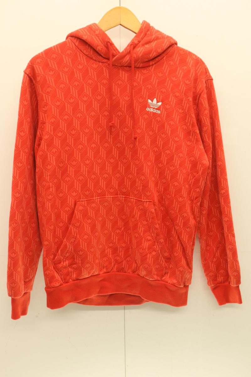 Rakuten - 【中古】 adidas メンズパーカー M Monogram Hoody adidas M オレンジ 橙 総柄