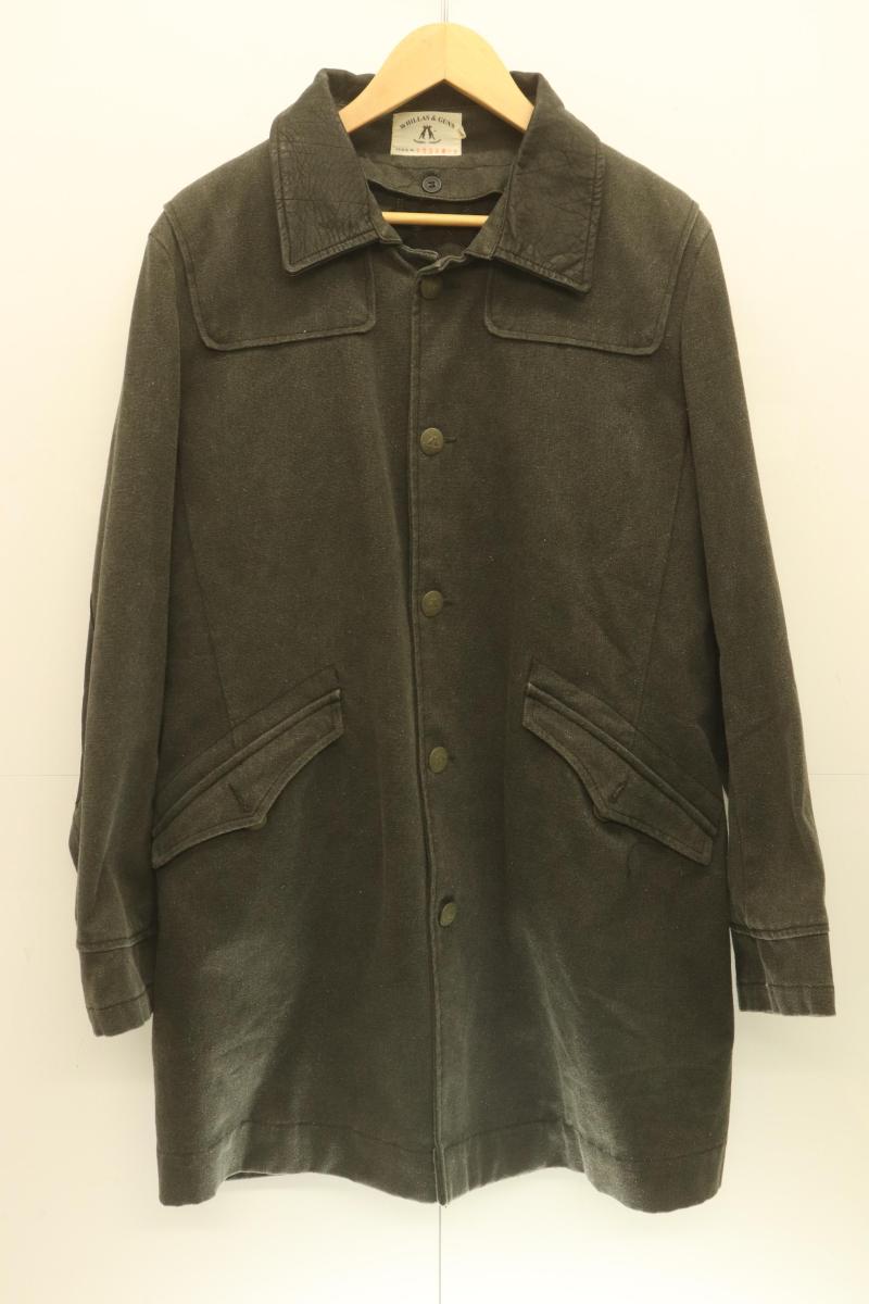 Rakuten - 【中古】 whillas&gunn メンズジャケット 4 ジャケット whillas&gunn 4 黒 ブラック 無地