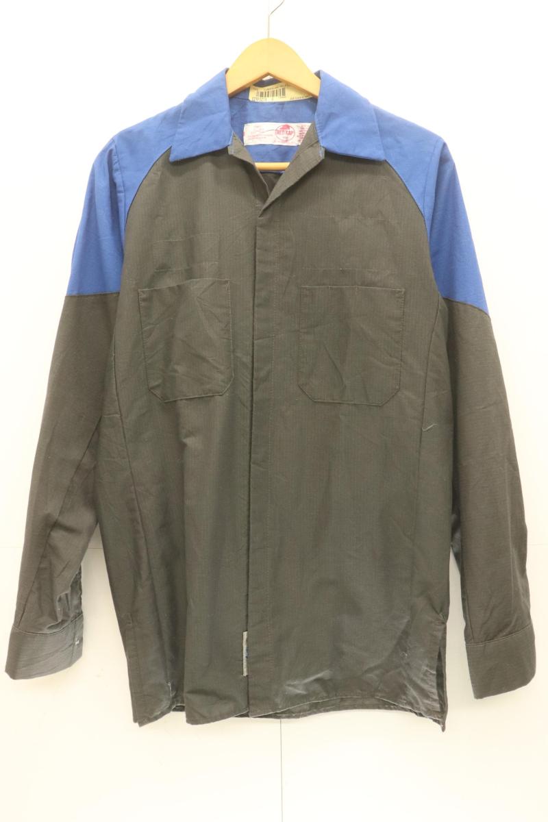 Rakuten - 【中古】 RED KAP メンズワークシャツ S Ford ワークシャツ RED KAP S グレー 灰 青 ブルー