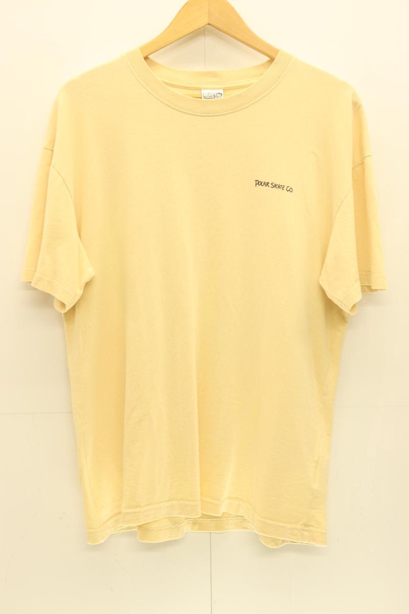 Rakuten - 【中古】 POLAR SKATE CO メンズTシャツ M Tシャツ POLAR SKATE CO x Jacobs Corner M ベージュ 肌色