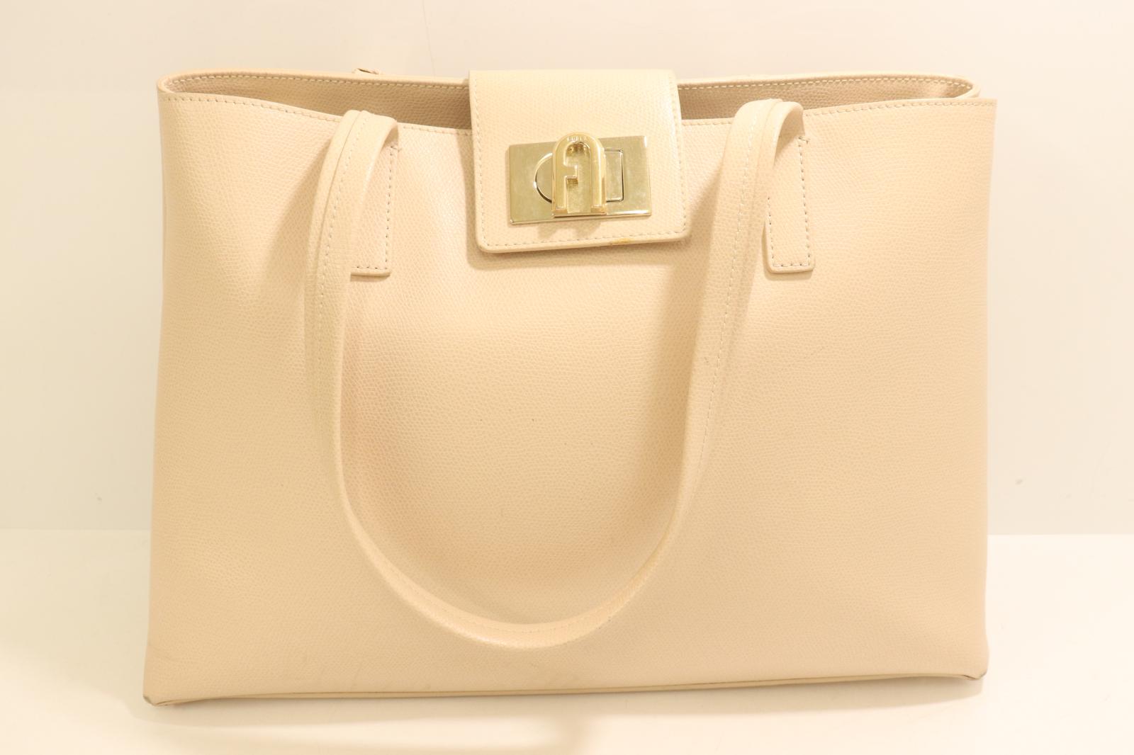 Rakuten - 【中古】 FURLA レディーストートバッグ -- ONE SIZE レザー トートバッグ FURLA -- ピンク 桃 レザー