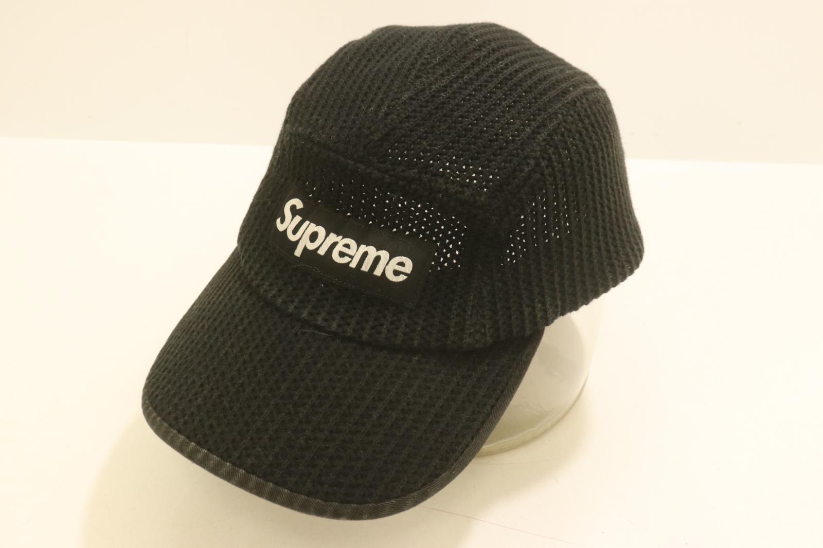 Rakuten - 【中古】 Supreme メンズキャップ -- String Camp Cap Supreme -- 黒 ブラック