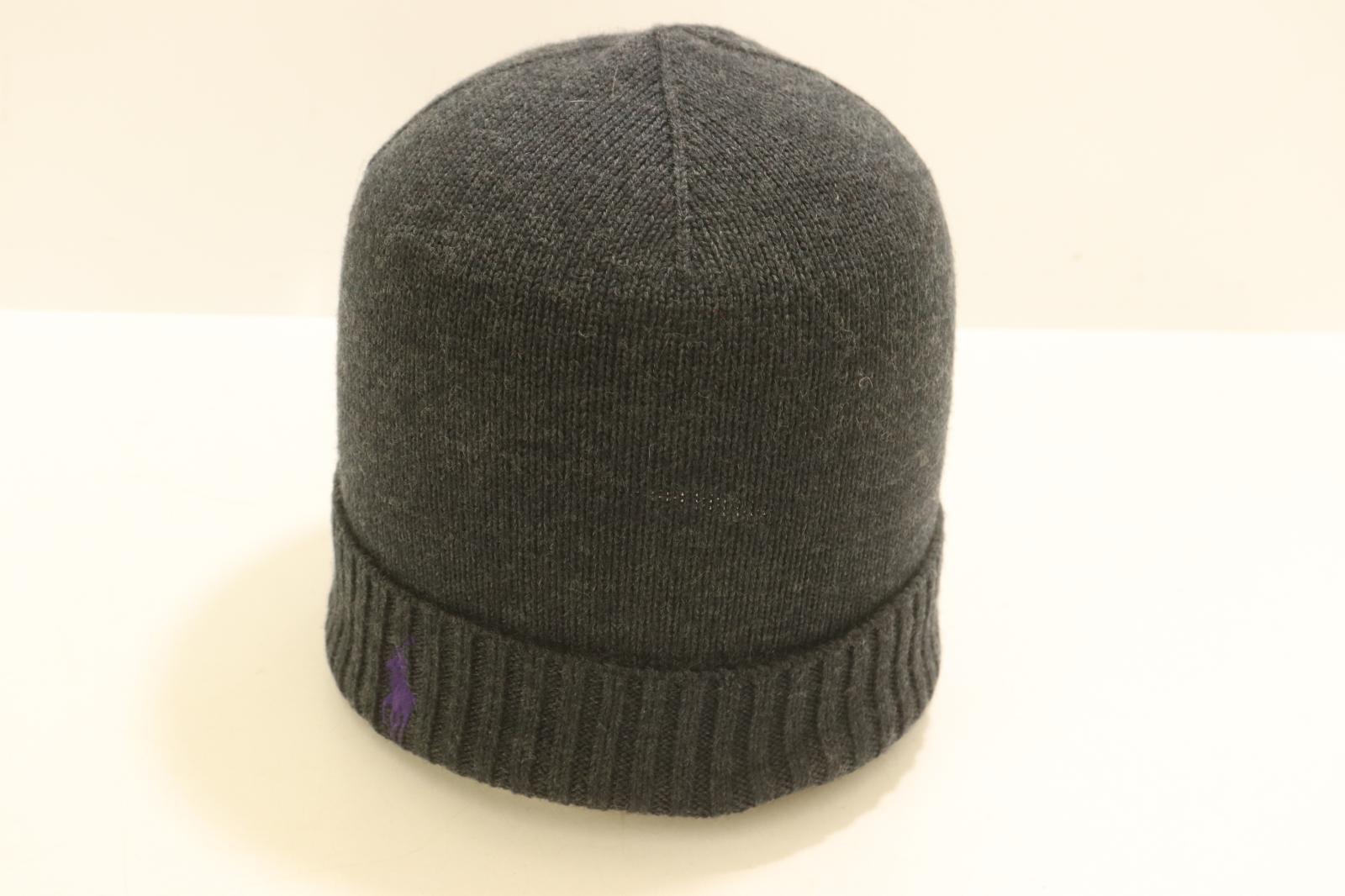 Rakuten - 【中古】 POLO RALPH LAUREN メンズニットキャップ -- ニットキャップ POLO RALPH LAUREN -- グレー 灰 刺繍