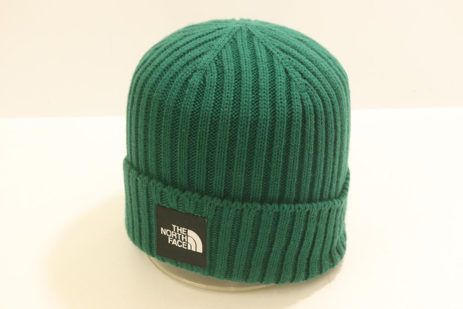 Rakuten - 【中古】 THE NORTH FACE メンズニットキャップ -- カプッチョリッド ニットキャップ THE NORTH FACE -- 緑 グリーン ロゴ