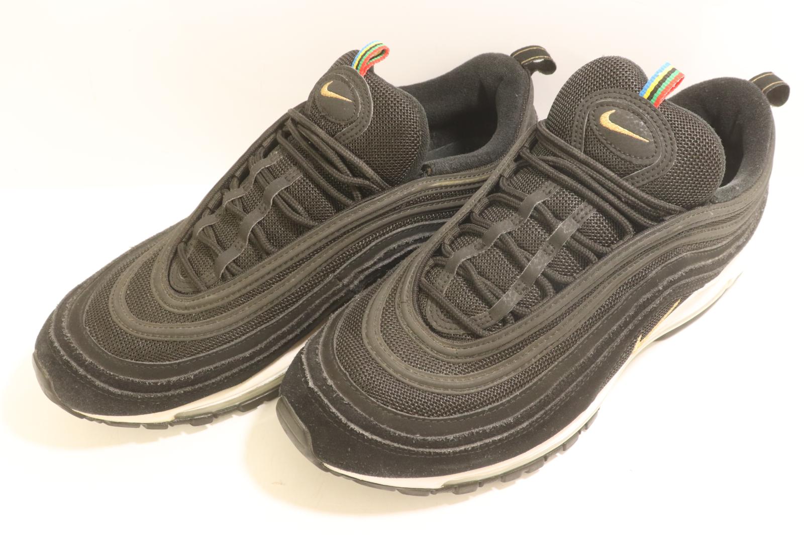 Rakuten - 【中古】 NIKE メンズスニーカー 30 AIR MAX 97 NIKE 30 黒 ブラック ロゴ