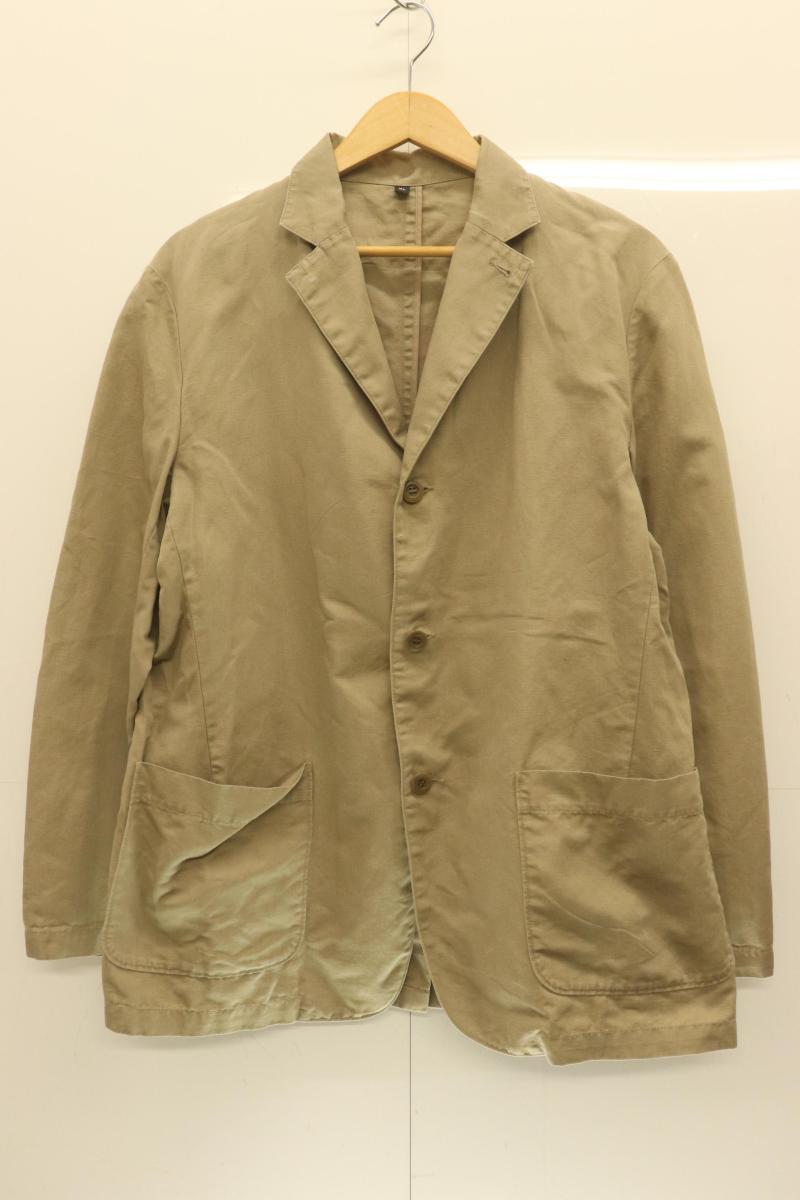 Rakuten - 【中古】 無印良品 メンズジャケット XL コットン ジャケット 無印良品 XL ベージュ 肌色 無地