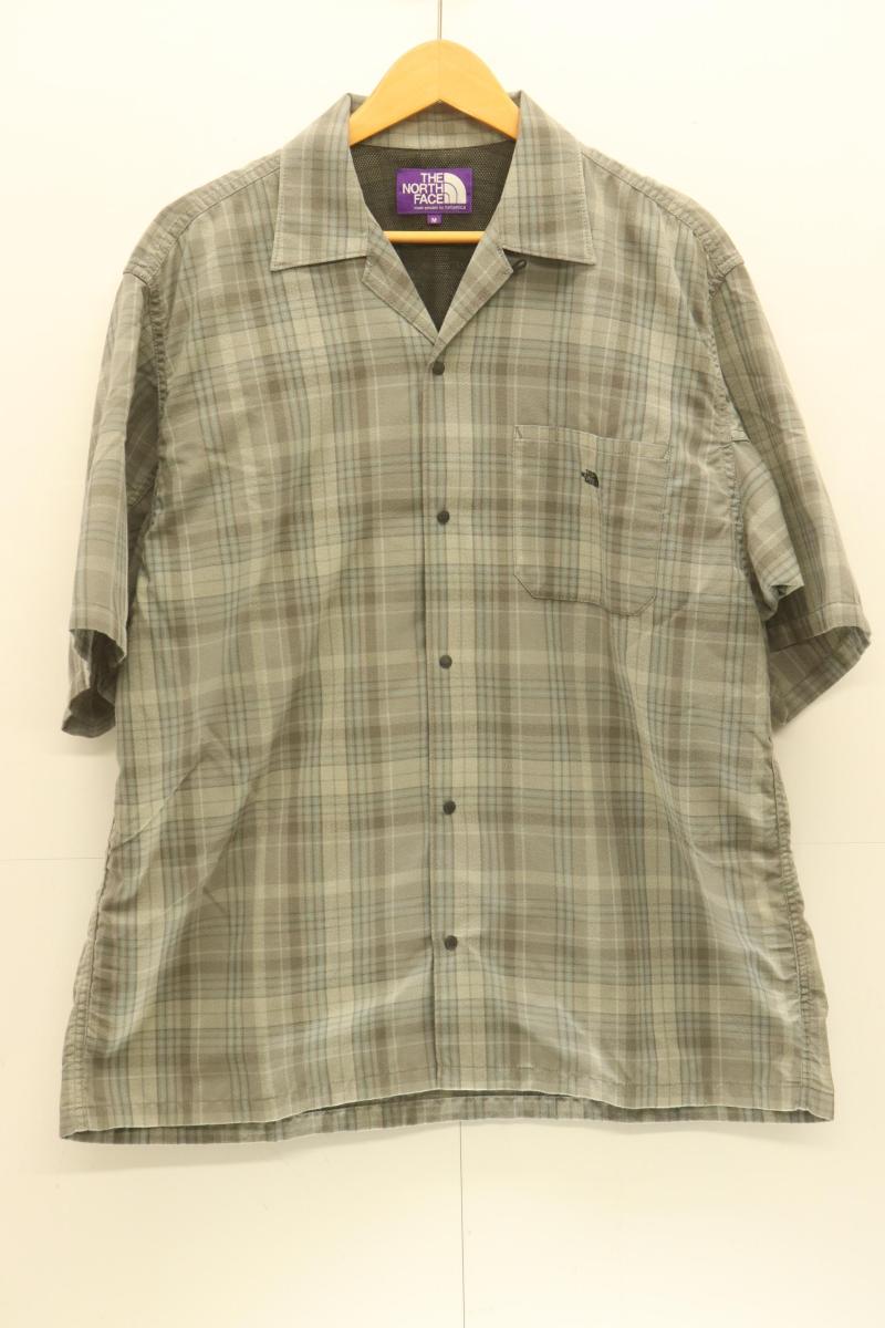 Rakuten - 【中古】 THE NORTH FACE メンズ半袖シャツ M Madras Field H S Shirt THE NORTH FACE M グレー 灰 チェック