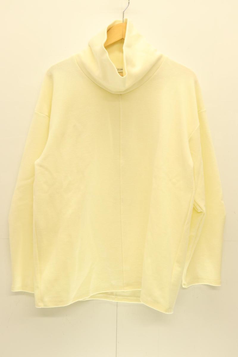 Rakuten - 【中古】 CLANE レディースロンT 2 STAND NECK WIDE TOPS CLANE 2 アイボリー 無地