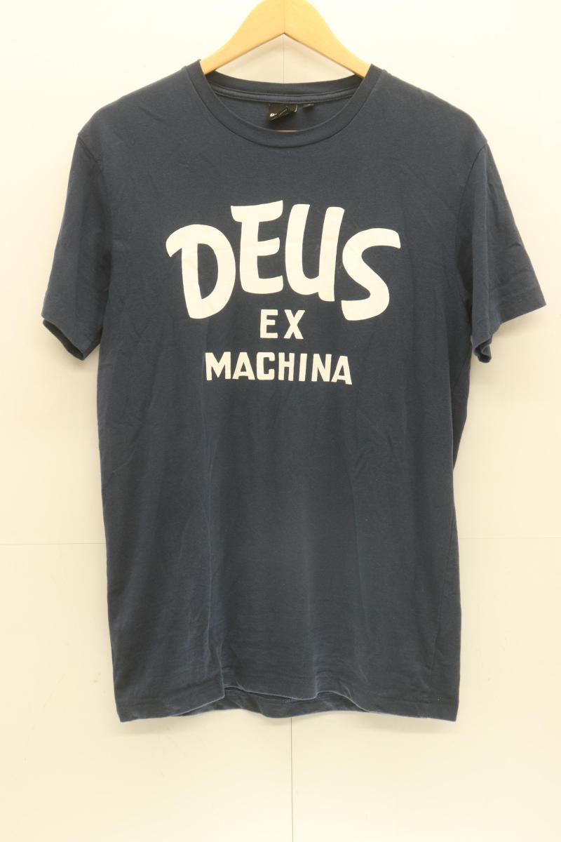 Rakuten - 【中古】 Deus Ex Machina メンズTシャツ S ロゴ Tシャツ Deus Ex Machina S 紺 ネイビー ロゴ