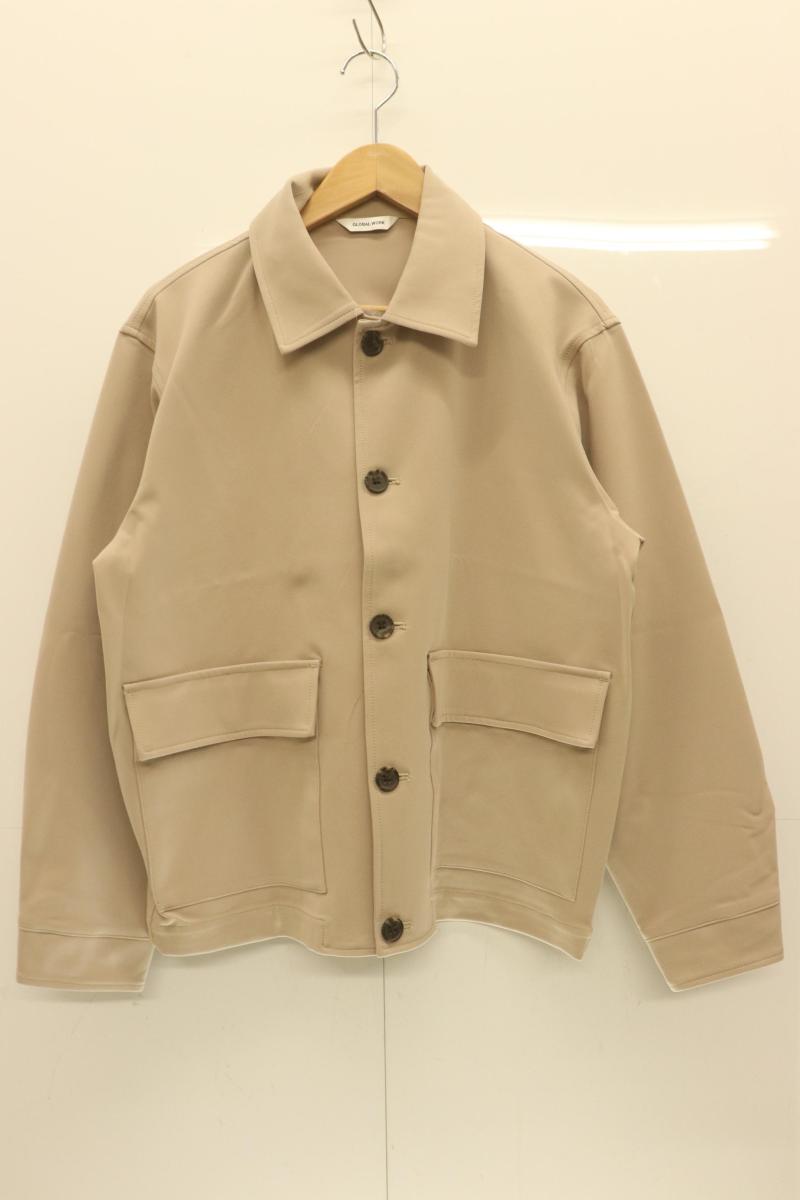 Rakuten - 【中古】 GRAND GROBAL メンズブルゾン S ミリタリーブルゾン GRAND GROBAL S ベージュ 肌色 無地