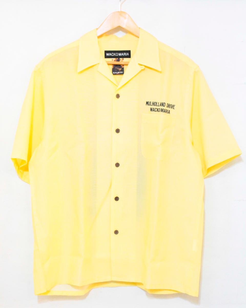 Rakuten - 【中古】 WACKO MARIA メンズアロハシャツ M WACKO MARIA/26SS/MULHOLLAND DRIVE S/S HAWAIIAN SHIRT/TYPE-2/アロハシャツ/M/黄 イエロー/プリント