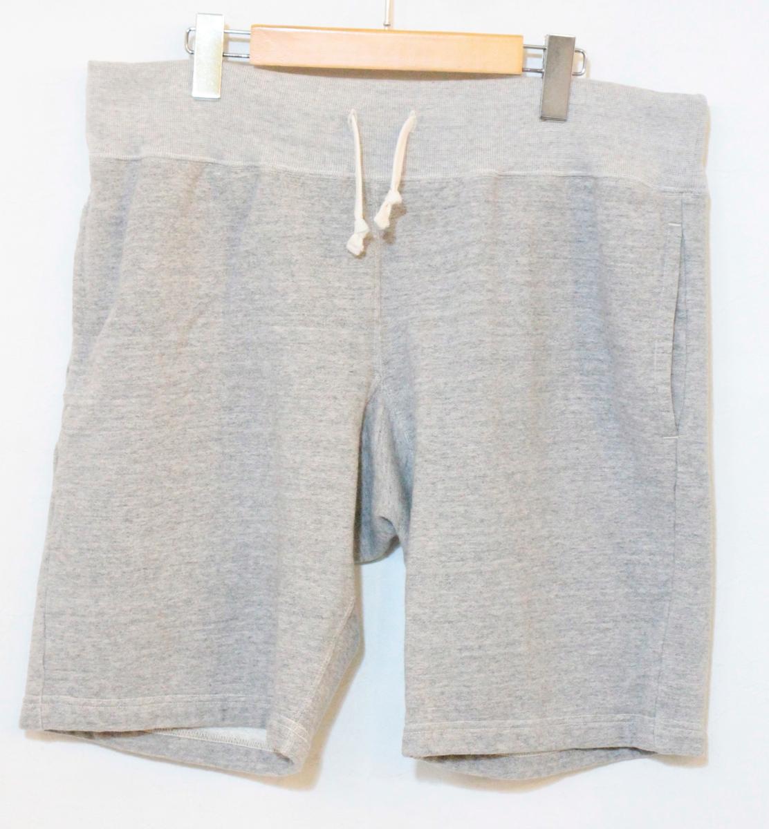 Rakuten - 【中古】 THE REAL McCOY'S メンズハーフパンツ XL THE REAL McCOY'S/スウェットハーフパンツ/XL/ライトグレー