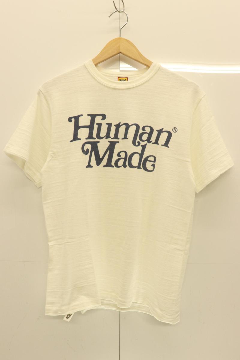 Rakuten - 【中古】 HUMAN MADE メンズTシャツ M GIRLS DON’T CRY コットン クルーネック 半袖Tシャツ HUMAN MADE M 白 ホワイト プリント