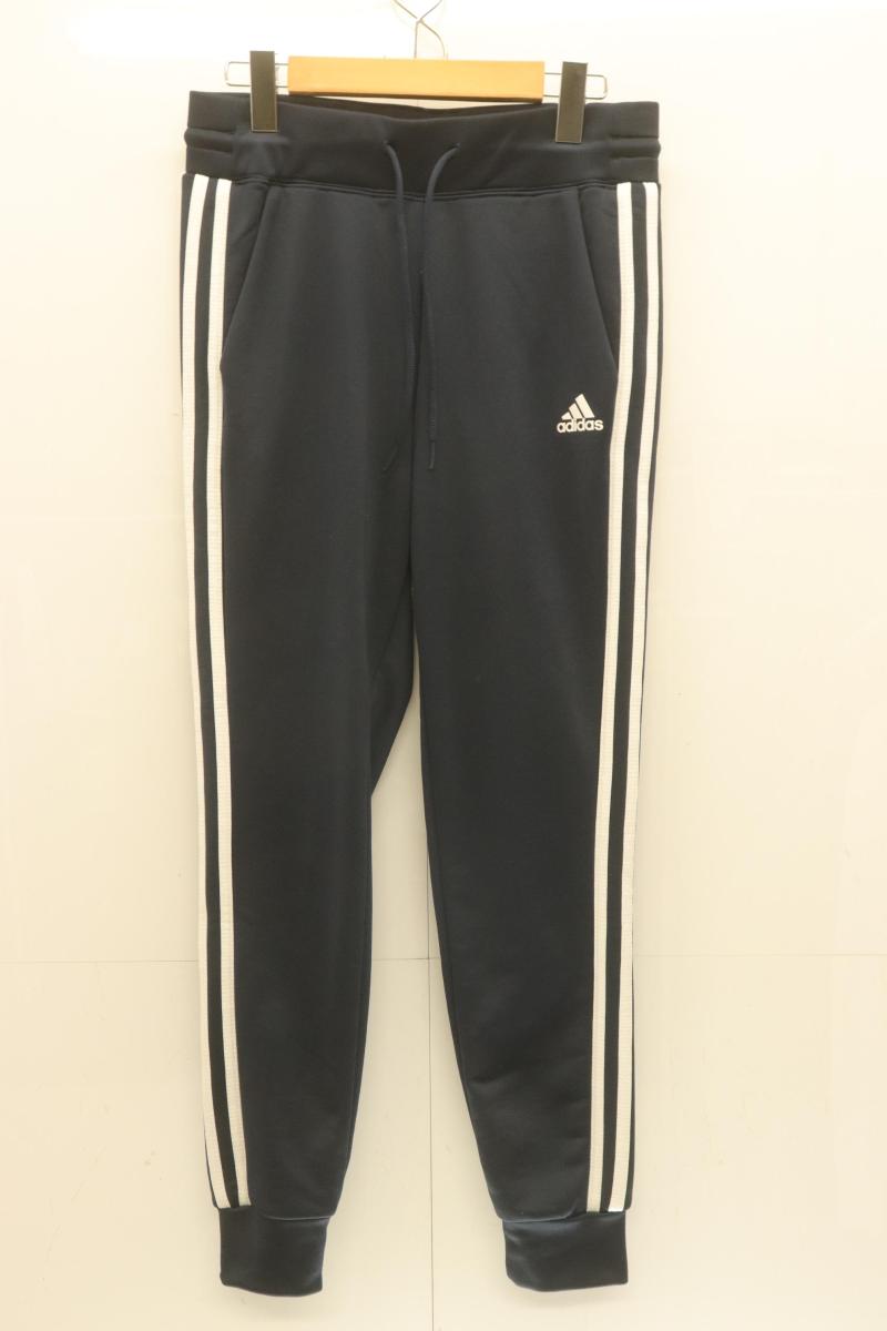 Rakuten - 【中古】 adidas レディースジャージパンツ -- トラックパンツ adidas -- 紺 ネイビー ロゴ
