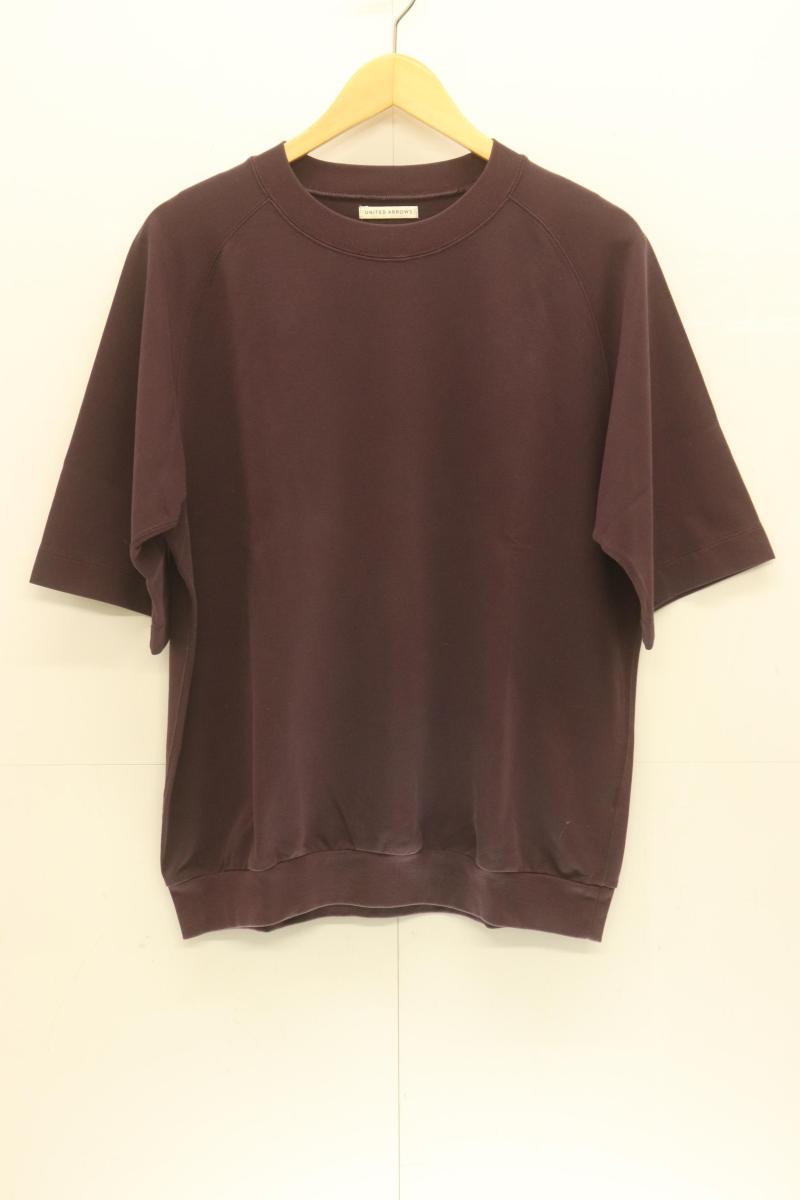 Rakuten - 【中古】 UNITED ARROWS メンズTシャツ M ポンチ ウラケ スウェット ラグランスリーブ Tシャツ UNITED ARROWS M 紫 パープル 無地
