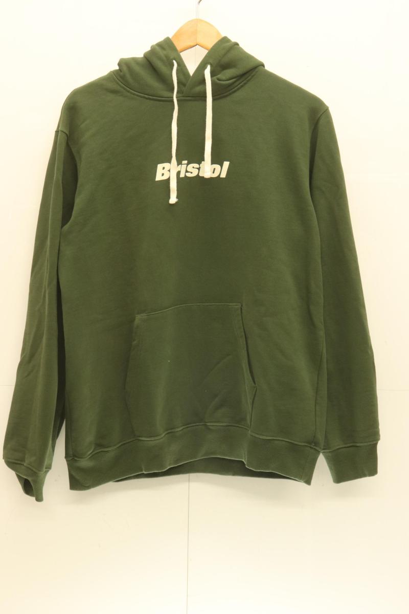Rakuten - 【中古】 F.C.Real Bristol メンズパーカー M BRISTOL SWEAT HOODIE F.C.Real Bristol M 緑 グリーン ロゴ