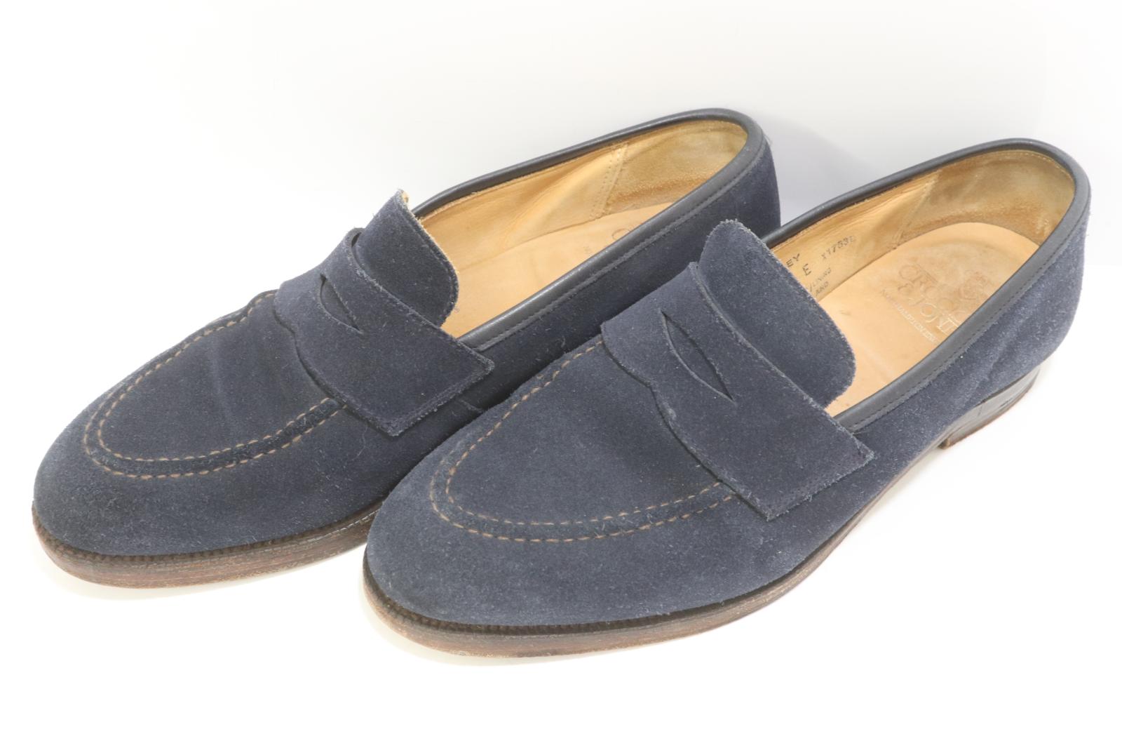 【中古】 CROCKETT＆JONES メンズレザーシューズ 7 コインローファー CROCKETT＆JO...